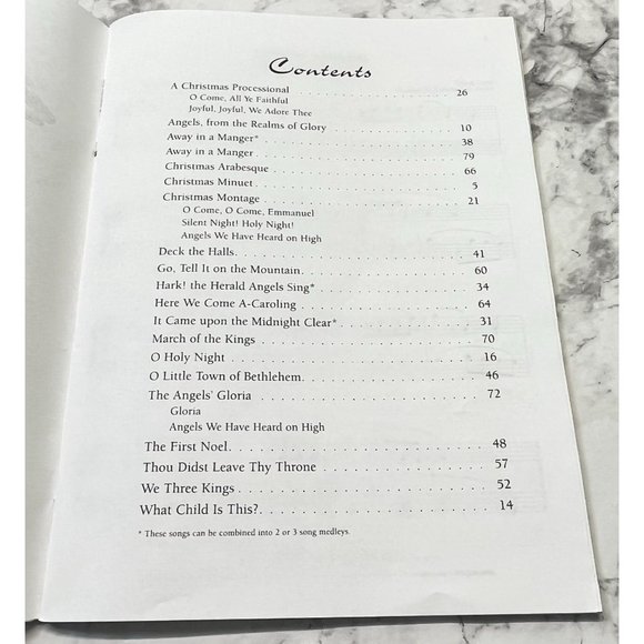 All the Best Christmas Solo Piano Songbook Sheet Music 20 Songs Carols 2002 - Picture 2 of 8